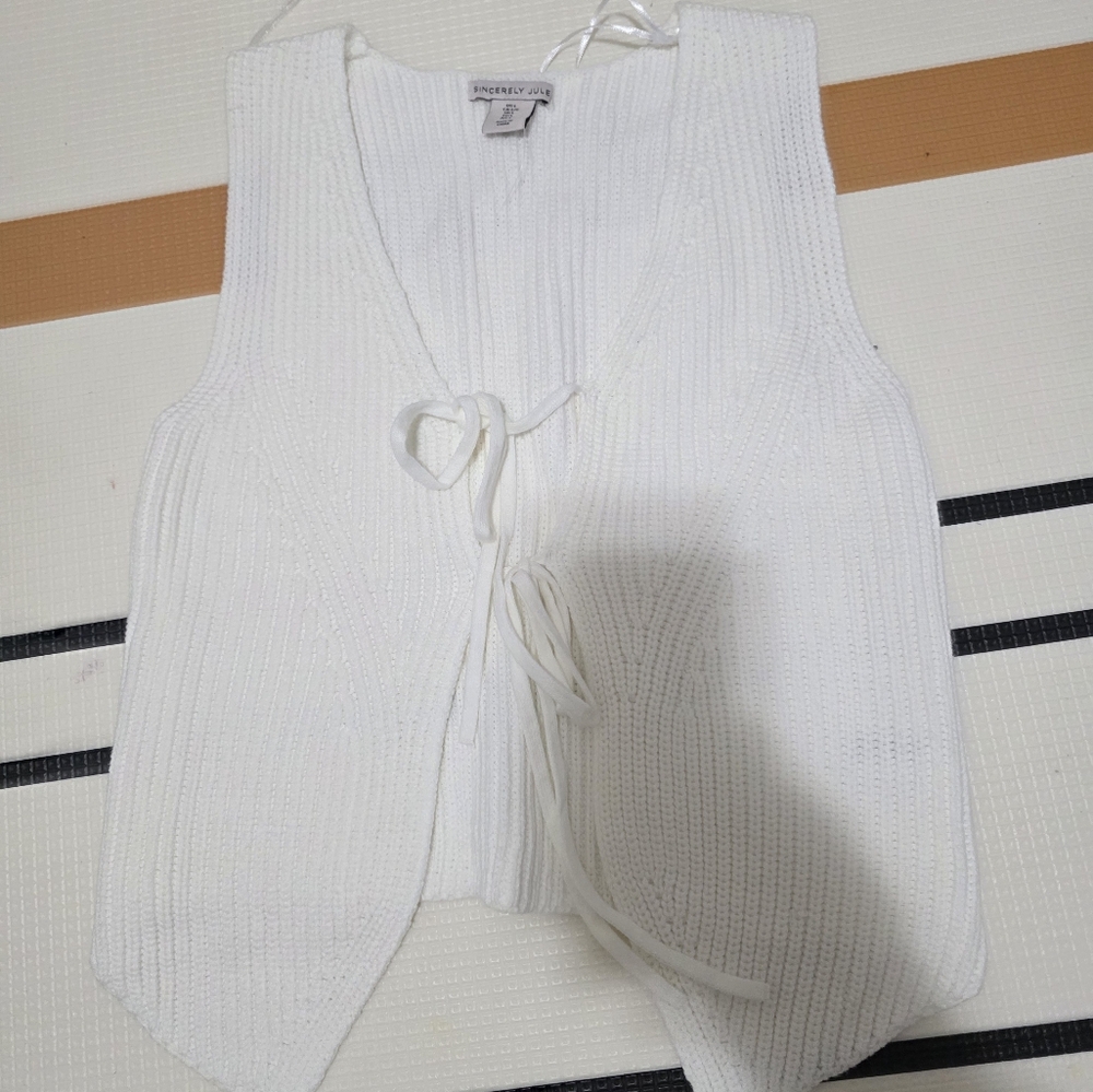 Sincerely Jules White Knit Bodysuit